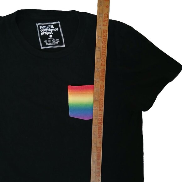 PRIDE T-shirt - Hollister 'Confidence Project' ltd edition tee - Small - Mens - Picture 3 of 8